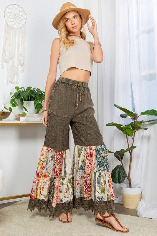 Young Threads Boho Bell Bottom Pants